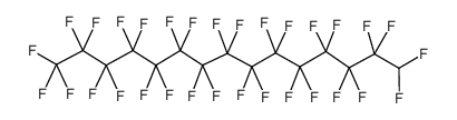 1H-PERFLUOROPENTADECANE 97 Structure