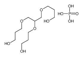 3-[2,3-bis(3-hydroxypropoxy)propoxy]propan-1-ol,phosphoric acid Structure