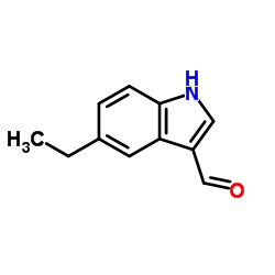 5-乙基吲哚-3-甲醛结构式