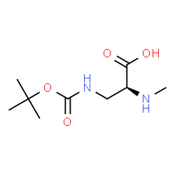 Alanine, 3-[[(1,1-dimethylethoxy)carbonyl]amino]-N-methyl- (9CI)结构式