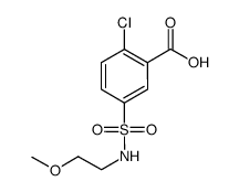 2-chloro-5-(N-(2-methoxyethyl)sulfamoyl)benzoic acid picture