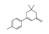 5,5-Dimethyl-3-(4-methylphenyl)-cyclohex-2-en-1-one Structure