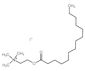 Ethanaminium,N,N,N-trimethyl-2-[(1-oxotetradecyl)oxy]-, iodide (1:1) picture