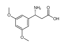 (R)-3-Amino-3-(3,5-dimethoxy-phenyl)-propionic acid Structure