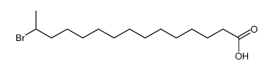 14-bromopentadecanoic acid结构式