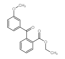 2-CARBOETHOXY-3'-METHOXYBENZOPHENONE structure