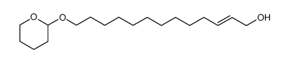 13-(2-tetrahydropyranyloxy)tridec-2(E)-en-1-ol结构式