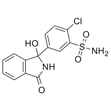 氯噻酮结构式