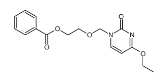 2-((4-ethoxy-2-oxopyrimidin-1(2H)-yl)methoxy)ethyl benzoate Structure