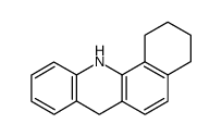 1,2,3,4,7,12-Hexahydrobenz[c]acridine结构式