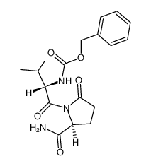 Z-Val-pGlu-NH2结构式