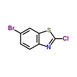 6-溴-2-氯苯并噻唑结构式