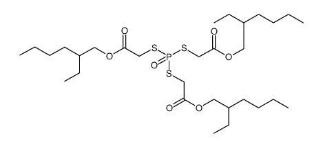 2-ethylhexyl 10-ethyl-4-[[2-[(2-ethylhexyl)oxy]-2-oxoethyl]thio]-7-oxo-8-oxa-3,5-dithia-4-phosphatetradecanoate 4-oxide Structure