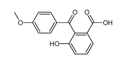 3-hydroxy-2-(4-methoxy-benzoyl)-benzoic acid Structure