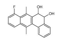 8-fluoro-7,12-dimethyl-5,6-dihydrobenzo[a]anthracene-5,6-diol Structure