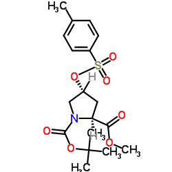 BOC-TRANS-4-TOSYLOXY-L-PROLINE METHYL ESTER structure