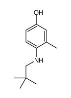 4-(2,2-DIMETHYL-PROPYLAMINO)-3-METHYL-PHENOL Structure