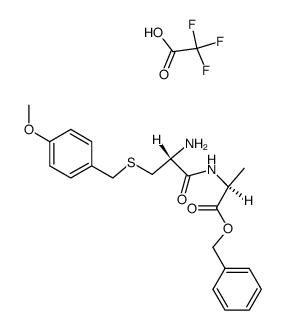 H-Cys(MBzl)-Ala-OBzl*TFA结构式