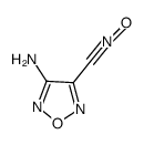 3-amino-1,2,5-oxadiazole-4-(carbonitrile N-oxide)结构式