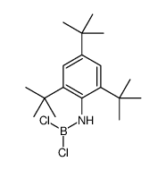 2,4,6-tritert-butyl-N-dichloroboranylaniline Structure