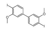 4,4'-diiodo-3,3'-dimethoxybiphenyl Structure