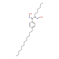 1-(4-dodecylphenyl)octane-1,2-dione dioxime结构式