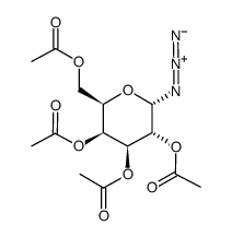 2,3,4,6-TETRA-O-ACETYL-ALPHA-D-GALACTOPYRANOSYL AZIDE Structure