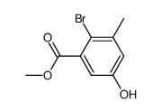 methyl 6-bromo-3-hydroxy-5-methylbenzoate Structure