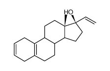 17α-Vinyloestra-2,5(10)-dien-17β-ol Structure