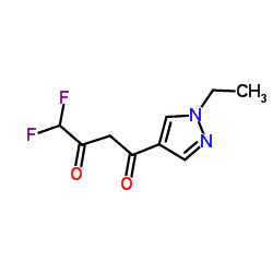 1-(1-ETHYL-1H-PYRAZOL-4-YL)-4,4-DIFLUORO-BUTANE-1,3-DIONE picture