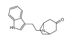 8-[2-(1H-Indol-3-yl)ethyl]-8-azabicyclo[3.2.1]octan-3-one结构式