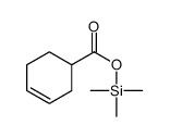 trimethylsilyl cyclohex-3-ene-1-carboxylate结构式