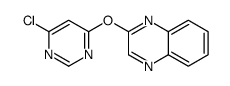 2-(6-Chloro-pyrimidin-4-yloxy)-quinoxaline Structure