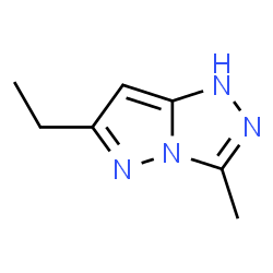 1H-Pyrazolo[5,1-c]-1,2,4-triazole,6-ethyl-3-methyl-结构式