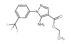 5-AMINO-1-[5-(FLUOROMETHYL)PHENYL]-1H-PYRAZOLE-4-CARBOXYLIC ACID ETHYL ESTER Structure