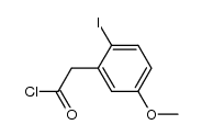 2-(2-iodo-5-methoxyphenyl)acetyl chloride结构式