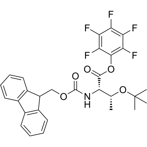 Fmoc-Thr(tBu)-OPfp Structure