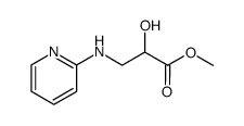 Isoserine, N-2-pyridyl-, methyl ester, DL- (6CI) Structure