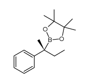 (S)-4,4,5,5-tetramethyl-2-(2-phenylbutan-2-yl)-1,3,2-dioxaborolane Structure