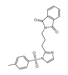 2-[3-(1-tosyl-1H-imidazol-2-yl)propyl]isoindoline-1,3-dione Structure