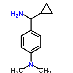 4-[Amino(cyclopropyl)methyl]-N,N-dimethylaniline Structure