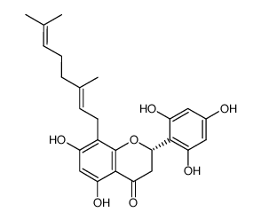 Sophoraflavanone E Structure