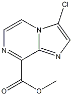 3-Chloro-imidazo[1,2-a]pyrazine-8-carboxylic acid methyl ester Structure