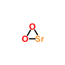 [Hydrogen peroxido(2-)-κ2O,O']strontium structure