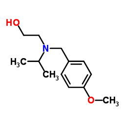 2-[Isopropyl(4-methoxybenzyl)amino]ethanol structure