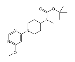 [1-(6-甲氧基-嘧啶-4-基)-哌啶-4-基]-甲基-氨基甲酸叔丁基酯图片