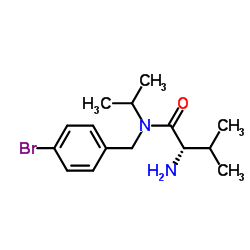 N-(4-Bromobenzyl)-N-isopropyl-L-valinamide Structure