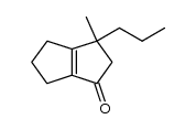 3-methyl-3-propyl-2,3,5,6-tetrahydropentalen-1(4H)-one Structure