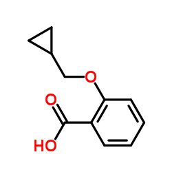 2-(Cyclopropylmethoxy)benzoic acid Structure