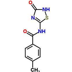 4-Methyl-N-(3-oxo-2,3-dihydro-1,2,4-thiadiazol-5-yl)benzamide Structure